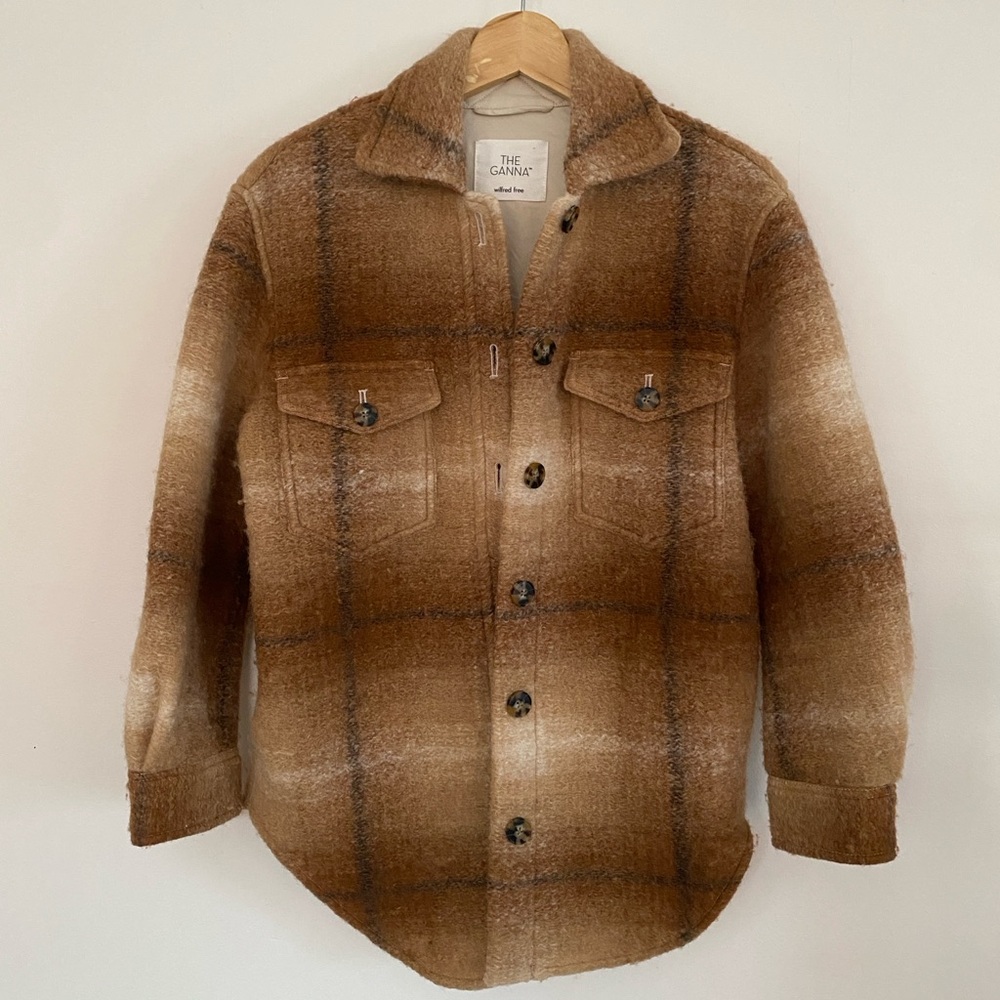 Wilfred Free The Ganna Textured Wool Shirt Jacket